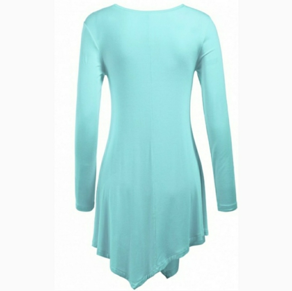 🆕⭐Aqua blue green tunic lightweight top - Picture 4 of 7
